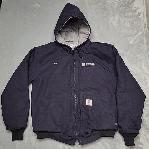 Tyndale Other - Tyndale Jacket Mens Large Navy Blue FR Flame Resistant Workwear Made In USA